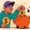 Ilustrasi bergaya Gen Z yang menampilkan seorang anak muda memasukkan koin Bitcoin ke dalam celengan babi oranye, dengan latar belakang minimalis dan grafik pertumbuhan, menggambarkan kebiasaan menabung aset kripto secara modern.